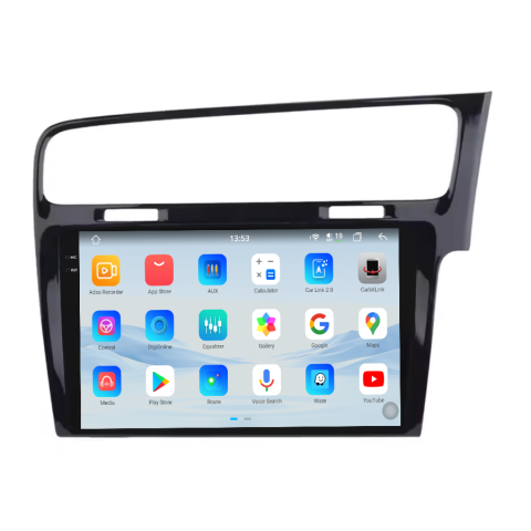 Navigatie Volkswagen Golf 7 (2012-2020) Android 14, 12GB RAM, 256GB ROM, Ecran 10.33 inch 2K QLED, Ramă Neagră [1]