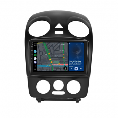 Navigatie Volkswagen New Beetle (2004-2010), Android 12, 4GB RAM 64GB, SLOT SIM 4G, DSP, Carplay si Android auto, ecran 9 inch [3]