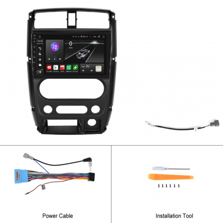 Navigatie Suzuki Jimny (2005-2018), Android 12, 4GB RAM 64GB, SLOT SIM 4G, DSP, Carplay si Android auto, ecran 9 inch [8]
