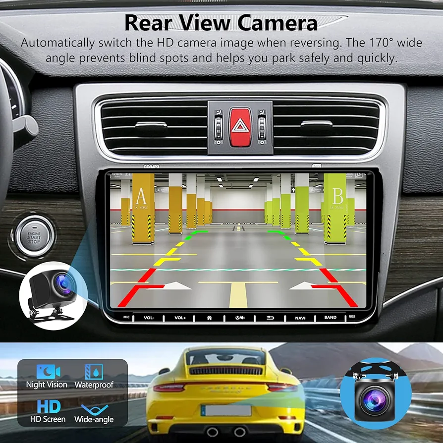 Navigatie Volkswagen|Skoda|Seat cu Android 12, 2GB RAM 32 GB ROM, CarPlay si Android Auto, Ecran de 9 Inch, dedicata Golf 5, Golf 6, Jetta, Passat B6, CC, B7, Polo, Tiguan, Touran, Skoda, Seat [8]