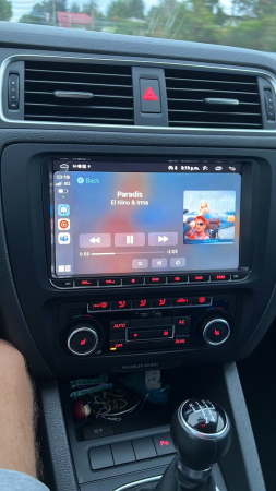 Navigatie Volkswagen|Skoda|Seat cu Android 13, 2GB RAM 64GB ROM, CarPlay si Android Auto, Ecran de 9 Inch, dedicata Golf 5, Golf 6, Jetta, Passat B6, CC, B7, Polo, Tiguan, Touran, Skoda, Seat [4]