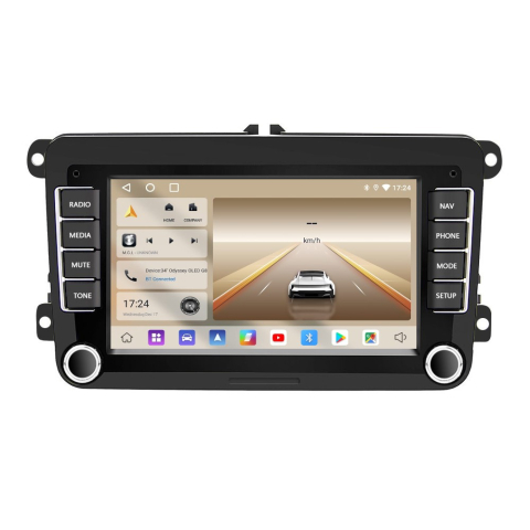 Golf 5 (2004-2009) - Navigatie Dedicata VW Golf 5 6 Passat B6 Skoda Seat - Android 13 CarPlay Wireless 2GB 64GB