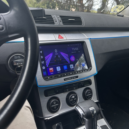 Navigatie Volkswagen|Skoda|Seat cu Android 13, Carplay, 4GB RAM 64GB ROM DSP, SIM 4G, Ecran de 9 inch, dedicata Golf 5, Golf 6, Jetta, Passat B6, CC, B7, Polo, Tiguan, Touran, Skoda, Seat [9]