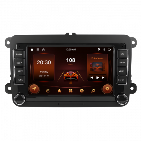 Passat B7 (2011-2015) - Navigatie Volkswagen|Skoda|Seat cu Android 13,2GB ROM 64GB, RDS, CarPlay si Android Auto, dedicata Golf 5, Golf 6, Jetta, Passat B6, CC, B7, Polo, Tiguan, Touran, Skoda, Seat ecran 7 inch