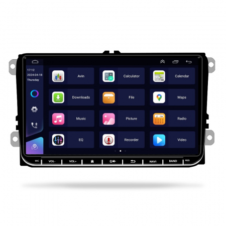 Navigatie Volkswagen|Skoda|Seat cu Android, Ecran de 9 Inch, dedicata Golf 5, Golf 6, Jetta, Passat B6, CC, B7, Polo, Tiguan, Touran, Skoda, Seat [5]