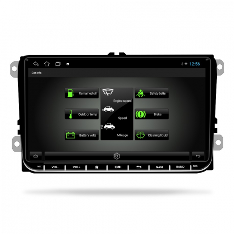 Navigatie Volkswagen|Skoda|Seat cu Android, Ecran de 9 Inch, dedicata Golf 5, Golf 6, Jetta, Passat B6, CC, B7, Polo, Tiguan, Touran, Skoda, Seat [12]