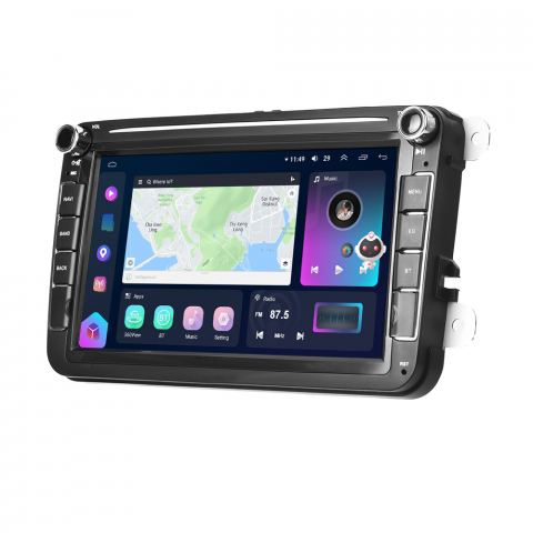 Skoda Rapid (2013-2018) - Navigatie Volkswagen|Skoda|Seat cu Android 12, 8 GB 128 GB SIM 4G, Carplay si Android Auto, DSP, Ecran 7 inch