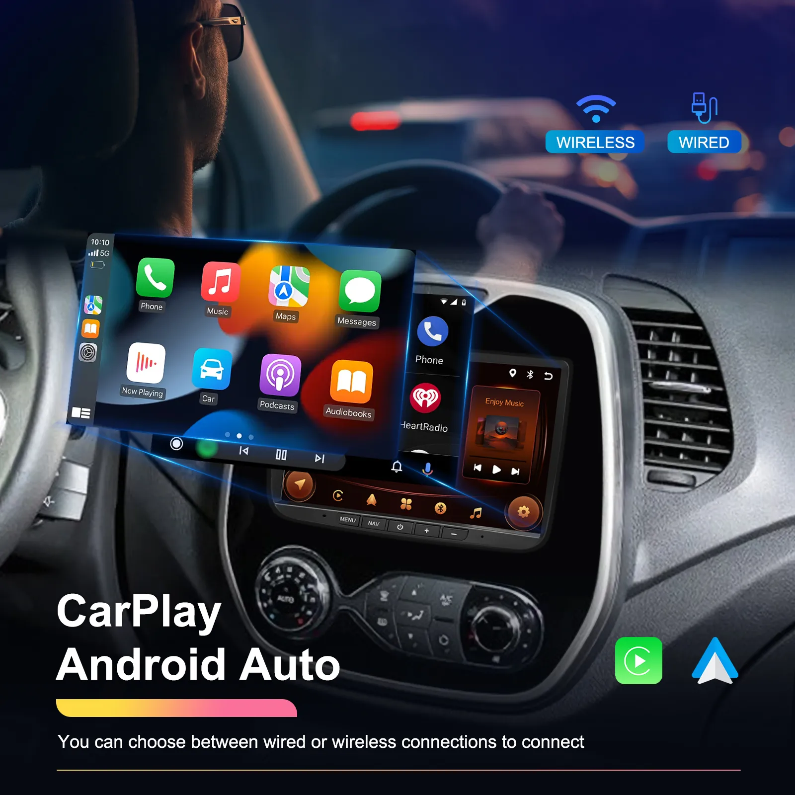 Navigatie Dacia Logan, Duster, Sandero (2012-2020) cu Android 13 ,2GB ROM 64GB, RDS, CarPlay si Android Auto, ecran 7 inch [3]