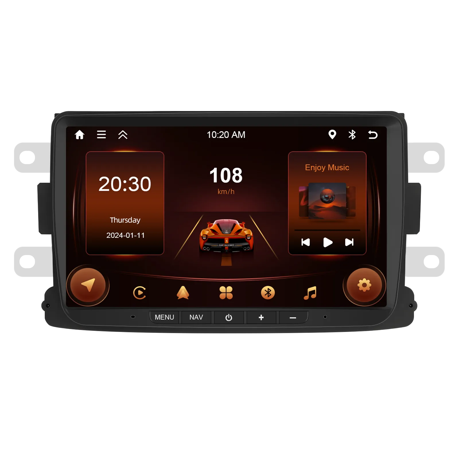 Navigatie Dacia Logan, Duster, Sandero (2012-2020) cu Android 13 ,2GB ROM 64GB, RDS, CarPlay si Android Auto, ecran 7 inch [2]