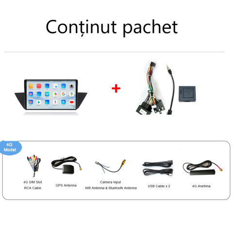 Navigatie BMW X1 (2010-2016) Android 14, 12GB RAM, 256GB ROM, Ecran 10.33 inch 2K QLED [4]