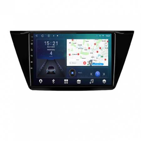 Touran (2016-2020) - Navigatie Touran (2016-2020), Android 12 4GB RAM 64GB ROM, SIM 4G, DSP CarPlay si Android Auto Wi-fi, Youtube, Waze, ecran 10.1 inch