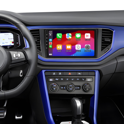 Navigatie Volkswagen T-ROC (2017-2022) cu Android, 8GB RAM 128GB ROM, cu SLOT SIM 4G, DSP, ecran 9 Inch, Carplay si Android Auto [1]