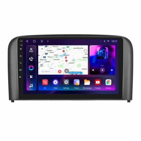 Volvo S80 (1998-2006) - Navigatie Volvo S80 (1998-2006) o 12, 8GB 128GB, SIM 4G, Carplay si Android Auto, DSP, Ecran 9 inch
