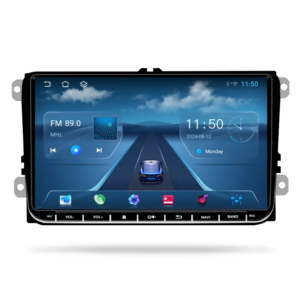 Passat B7 (2011-2015) - Navigatie VW,Skoda,Seat cu Android 13, CarPlay si Android Auto, dedicata Golf 5, Golf 6, Jetta, Passat B6, CC, B7, Polo, Tiguan, Touran, Skoda, Seat ecran 9 inch