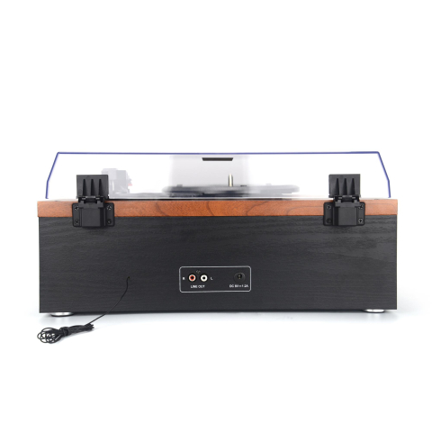 Pick-UP Retro cu carcasa de lemn - Akai ATT-14BT, Bluetooth 5.0, CD, AUX, Radio FM si difuzoare incorporate - AKAI [4]