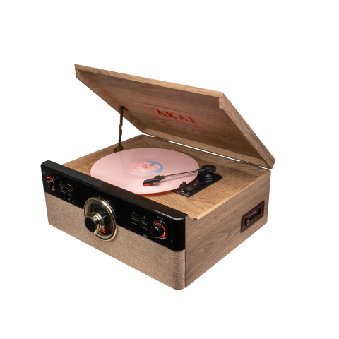 Toate Produsele - Pick-UP Retro cu sistem All-in-One - Akai ATT-300CC, Vinil, CD, Caseta & Bluetooth - AKAI
