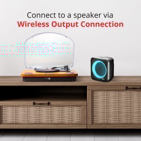 Pick-up Stereo cu Difuzoare Incorporate, Bluetooth, USB/SD și Redare la 3 Viteze [4]