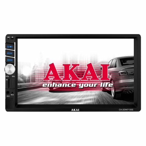 Navigatii 2 DIN - Radio Auto Multimedia 2DIN cu Ecran Tactil 7 Inch, Bluetooth, Mirror Link, USB/SD, Cameră Marșarier, RDS