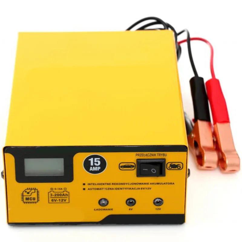 Redresoare Auto - Redresor Auto 15A, 6/12V, Încărcare Automată în 8 Pași, Capacitate 6-200Ah, Eficiență 98%, IP20