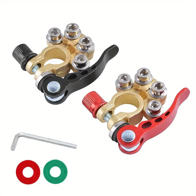 Redresoare Auto - Set 2 Borne auto, cupla rapida, set 2 cleme borne bateire auto, profesionale