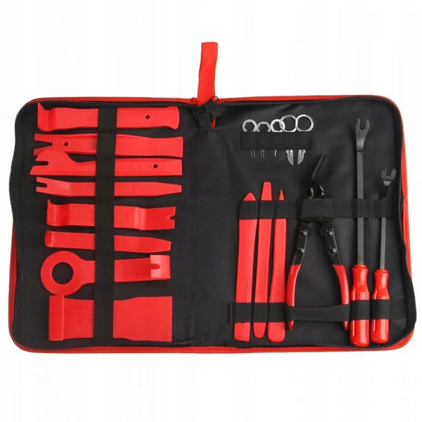 Chei si truse chei - Kit pentru demontare ornamente si tapiterie auto cu geanta depozitare