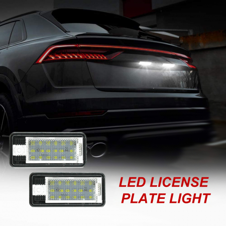 Set lampi LED pentru numar înmatriculare, dedicate Audi A3, S3 A4 S4, A6 [1]