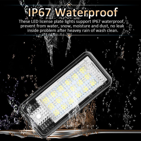 Set lampi LED pentru numar înmatriculare, dedicate Audi A3, S3 A4 S4, A6 [4]