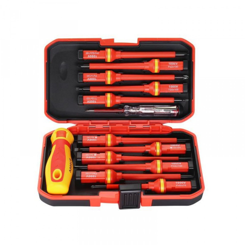 Set Șurubelnițe izolate 14 bucăți, Izolație de până la 1000V [8]