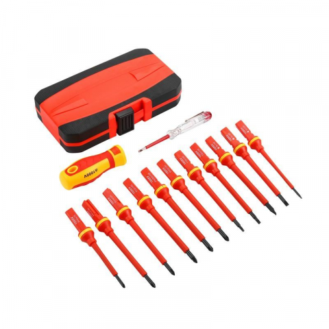 Set Șurubelnițe izolate 14 bucăți, Izolație de până la 1000V [7]