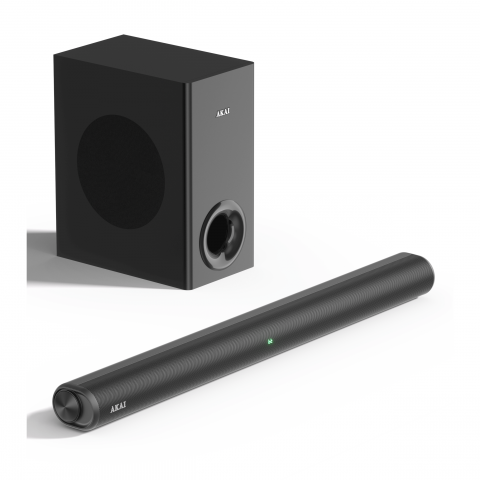 Soundbar Akai ASB-8WSW cu Subwoofer Fără Fir, 2.1 Canale și Sunet Puternic 150W [1]