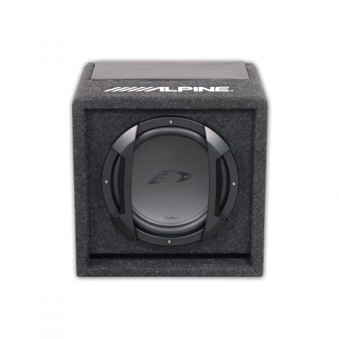 Subwoofer Alpine SWE-815 300W, 8", Amplificat – Bass Puternic [2]