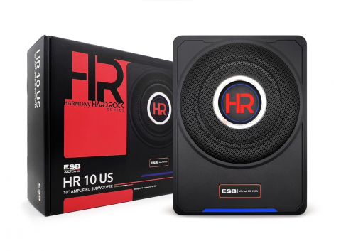 Subwoofer Auto - Subwoofer Auto Activ ESB HR 10 US – Bass Puternic, Montaj Sub Scaun, 260W
