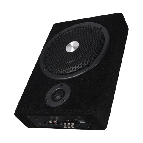 Subwoofer Auto - Subwoofer auto activ, slim 8 inch 600W–Bass puternic, design ultra-subțire pentru spații reduse