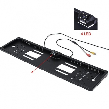 Suport numar Auto cu Camera Marsarier 4 LED, întrare RCA, Cablu 5M [3]