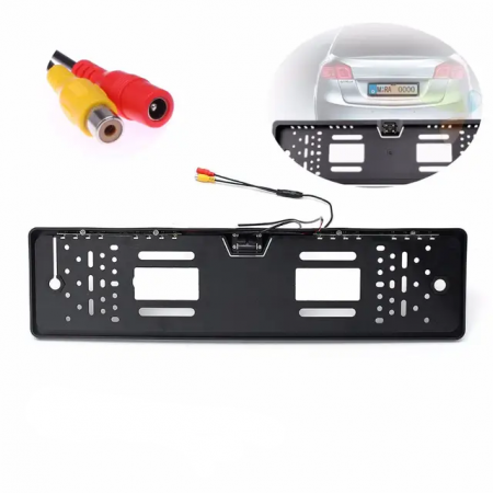 Suport numar Auto cu Camera Marsarier 4 LED, întrare RCA, Cablu 5M [1]