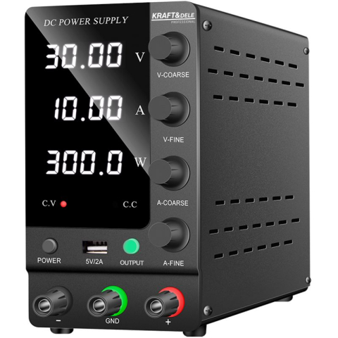 Toate Produsele - Sursa de alimentare Reglabila, 0-30V/0-10A, 300W, interfata USB, protectie suprasarcina, sistem racire inteligent, negru
