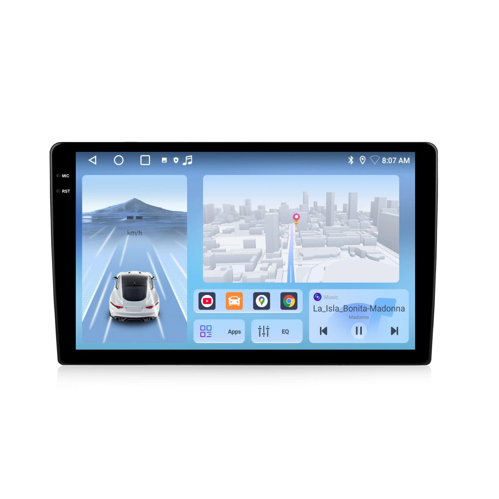 PROMOTII % - Tableta Multimedia Universala Auto 9 Inch INCELL, Android 15, 4GB RAM, 128GB ROM, Wireless CarPlay și Android Auto, DSP, Bluetooth, WiFi, ecran 9 inch