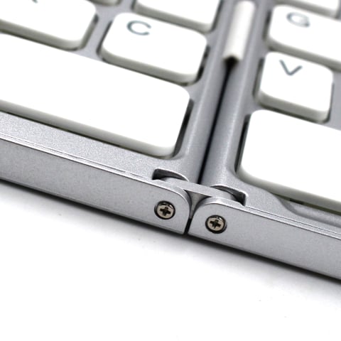 Tastatură Pliabilă cu Touchpad, Bluetooth 5.1 + 2.4G, Portabilă și Reîncărcabilă, culoare Silver [1]
