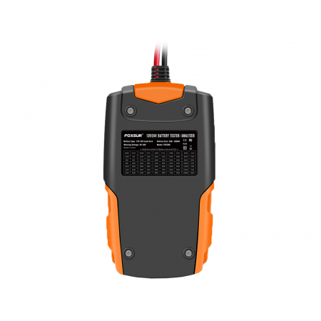 Tester de baterie auto 6V/12V/24V, 100-2000 CCA 2Ah-220 Ah, analizor digital baterie pentru masini, camioane, motociclete, SUV-uri, barci [8]