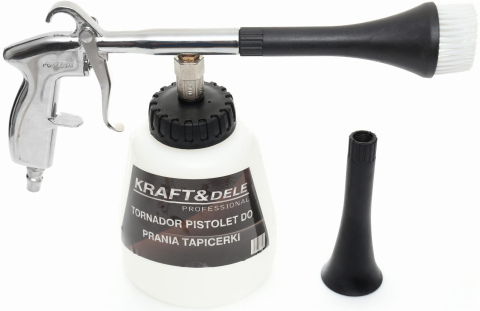 Tornador Pistol Pneumatic de Spumă pentru Detailing | Curățare Tapițerie & Caroserie, Duze Interschimbabile [3]