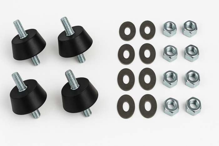 Set 4 amortizoare conice antivibrante – Ø39×22 mm [2]