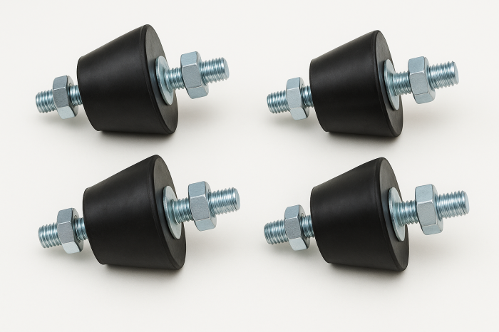 Set 4 amortizoare conice antivibrante – Ø39×22 mm [1]