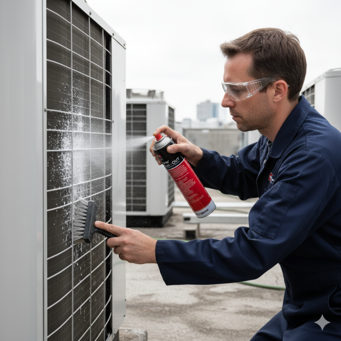 Spray Curățare Condensator – Power Clean Out, Errecom 750 ml [2]