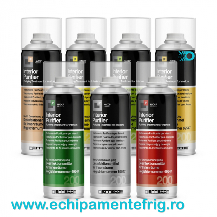 Spray Igienizant Interior Purifier - Lămâie, 200 ml, Errecom [3]