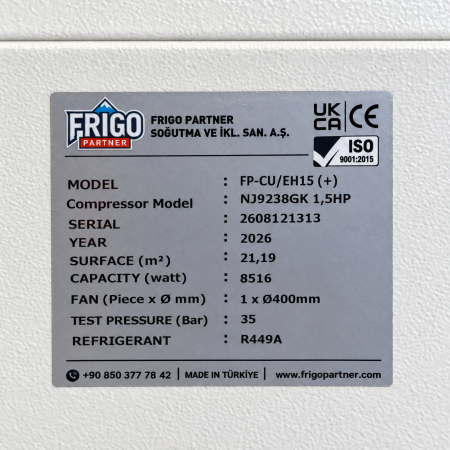 Instalație frigorifică completă FP-CU EH15 cu NJ9238GK și FP40ACL15 [5]
