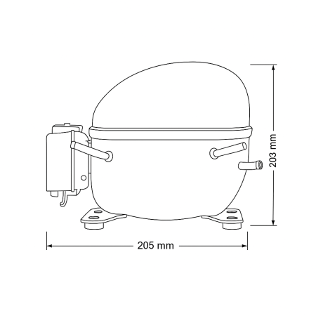 Compresor Danfoss NLE 11 MN [1]