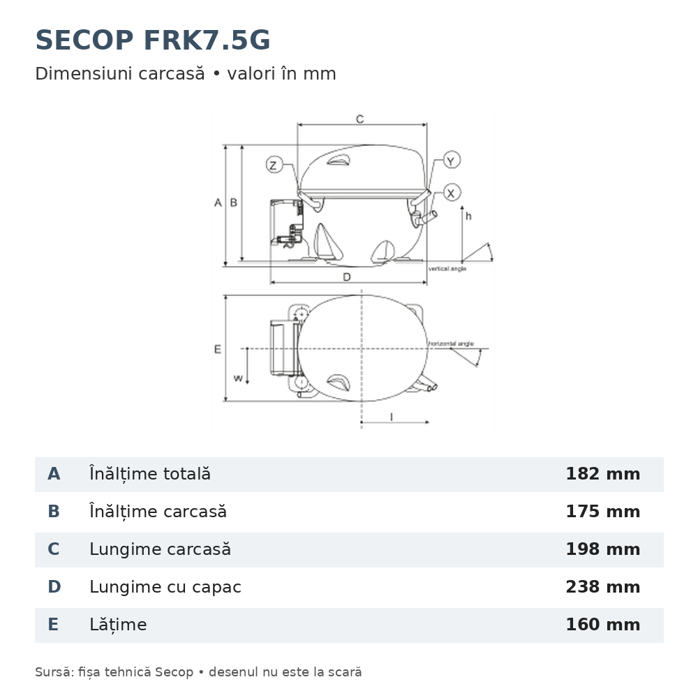 Compresor Secop FRK7.5G R134a R513A [2]