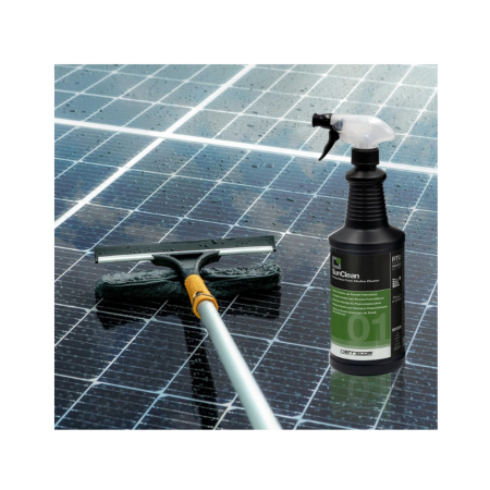 Soluție alcalină pentru curățarea panourilor fotovoltaice Errecom SunClean, 1 L, cu pulverizator, gata de utilizare [4]