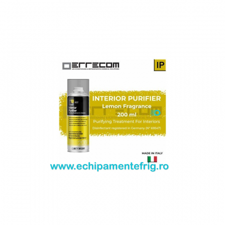 Spray Igienizant Interior Purifier - Lămâie, 200 ml, Errecom [1]