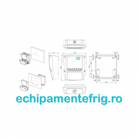 Tablou electric  Dixell XLR170-5N1C3 | XLR 170 [4]
